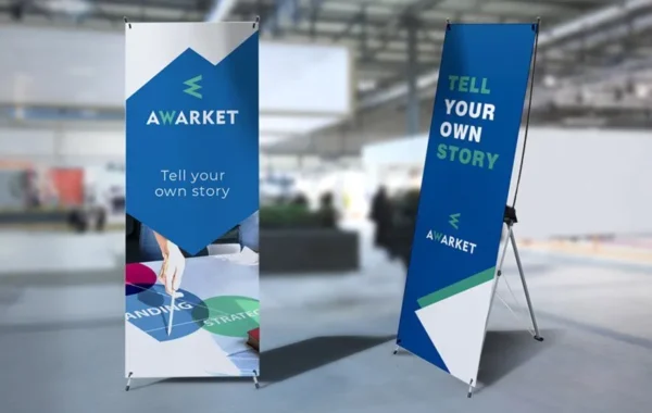 Banner Display Reforzado Aluminio Personalizado Con Lona - Imagen 3