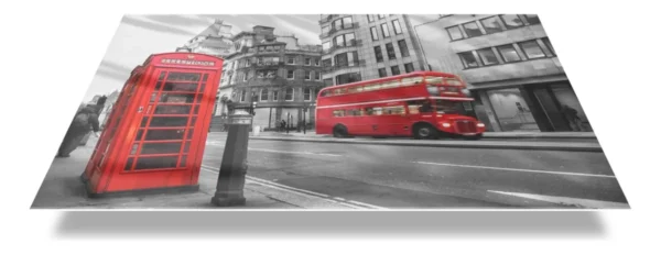 Cuadro Acrilico Premium Londres Inglaterra Cabina Telefono - Imagen 2