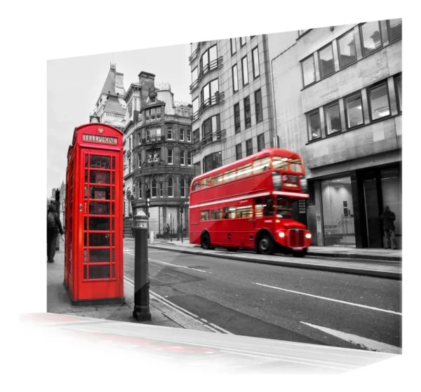 Cuadro Acrilico Premium Londres Inglaterra Cabina Telefono