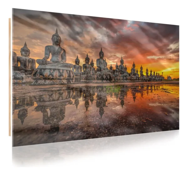 Cuadro Acrilico Templo Budista Tailandia Para Sala Premium