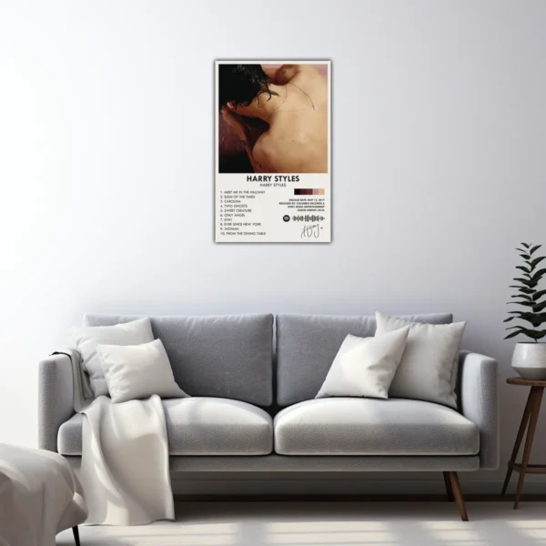 Cuadro Álbum Music Tracklist Harry Styles En Lienzo Canvas - Imagen 3