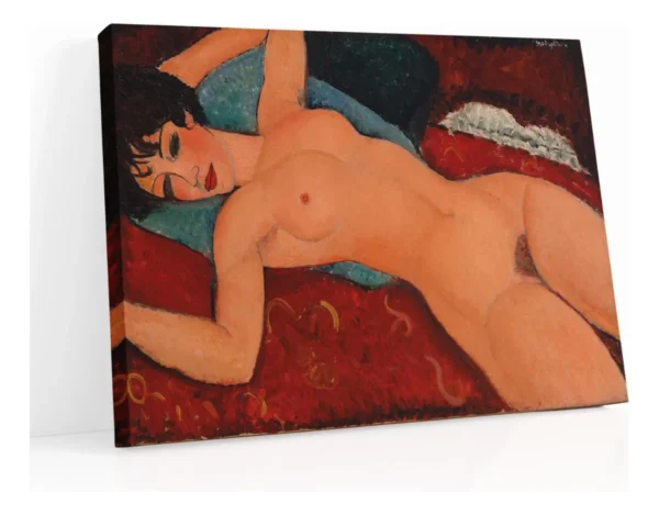 Cuadro Arte Desnudo Acostado Amedeo Modigliani Alta Calidad