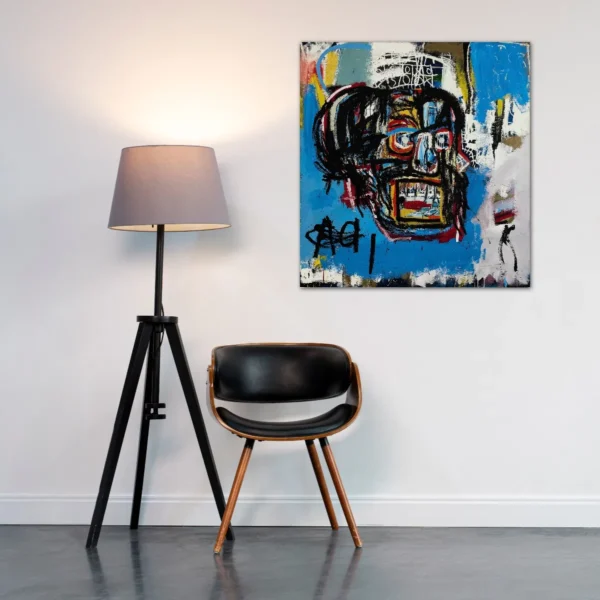 Cuadro Arte Jean Michel Basquiat En Lienzo Estilo Galeria - Imagen 4