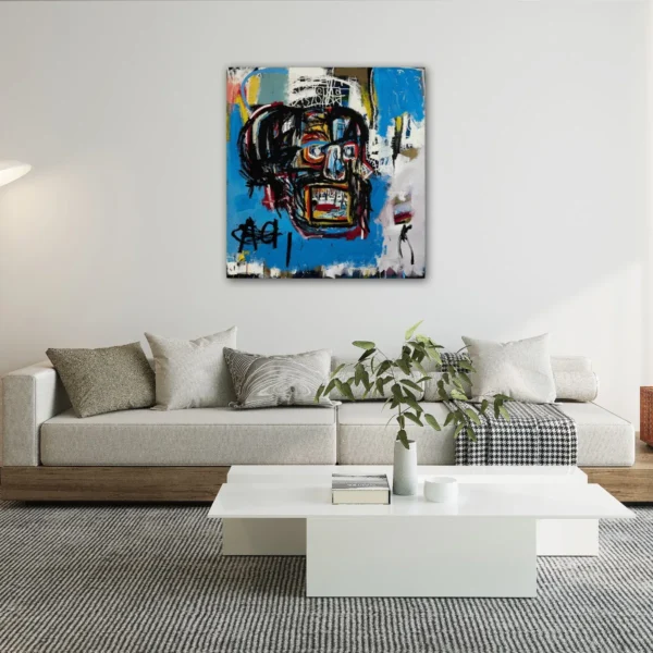 Cuadro Arte Jean Michel Basquiat En Lienzo Estilo Galeria - Imagen 3