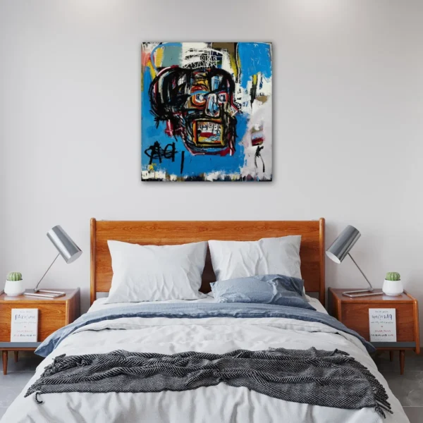 Cuadro Arte Jean Michel Basquiat En Lienzo Estilo Galeria - Imagen 2