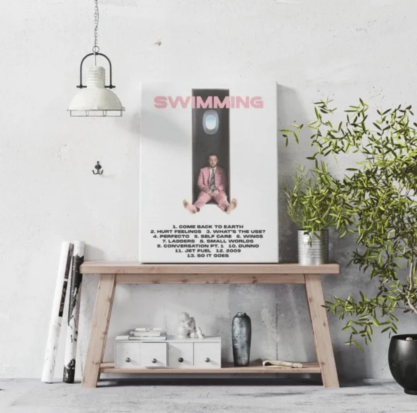 Cuadro Canvas Mac Miller Swimming Para Cuarto O Sala - Imagen 2