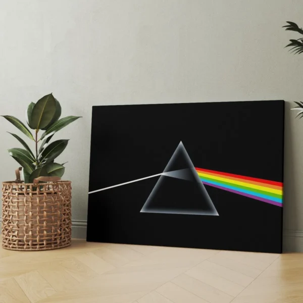 Cuadro Dark Side Of The Moon Album Pink Floyd En Lienzo - Imagen 3