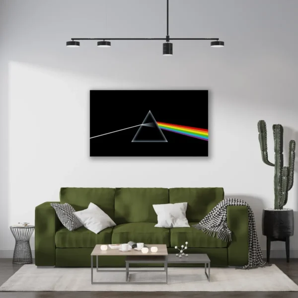 Cuadro Dark Side Of The Moon Album Pink Floyd En Lienzo - Imagen 2