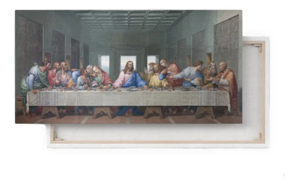 Cuadro Decorativo Canvas Arte Famoso Ultima Cena Raffaelli - Imagen 2