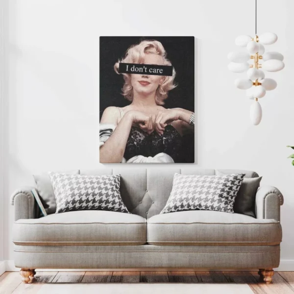 Cuadro Decorativo Canvas Con Bastidor Marilyn Monroe - Imagen 2