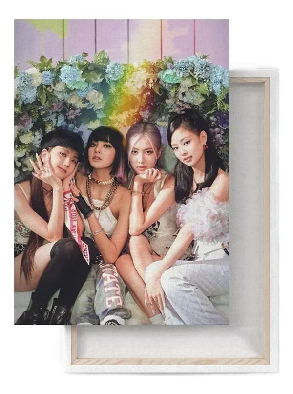 Cuadro Decorativo Canvas Foto Grupo Blackpink