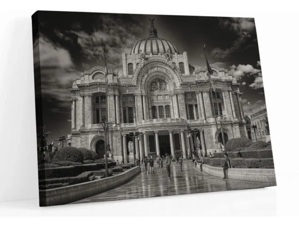 Cuadro Decorativo Ciudad Mexico Palacio Bellas Artes Vintage