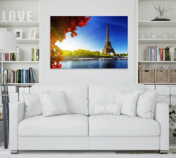 Cuadro Decorativo De La Torre Eiffel Paris En Canvas Premium - Imagen 3