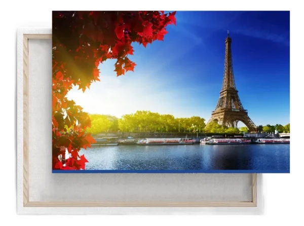 Cuadro Decorativo De La Torre Eiffel Paris En Canvas Premium