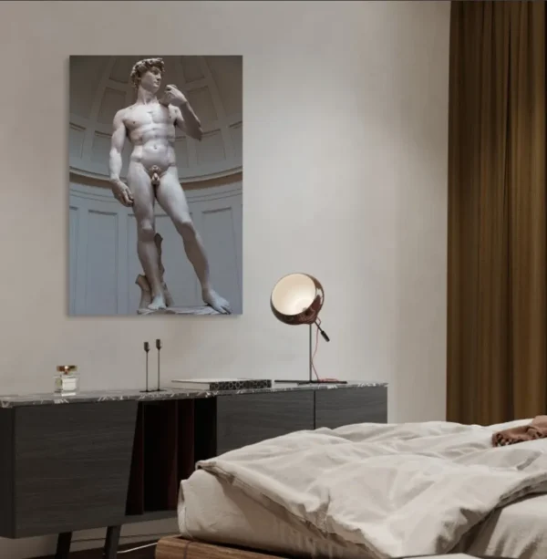 Cuadro Decorativo El David De Miguel Ángel Estatua En Canvas - Imagen 3