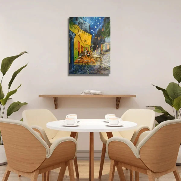 Cuadro Decorativo En Acrilico Terraza De Café Noche Van Gogh - Imagen 5