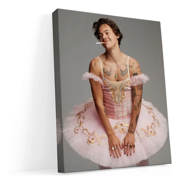 Cuadro Decorativo Harry Styles Ballet Para Cuarto