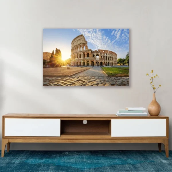 Cuadro Decorativo Moderno Coliseo Romano Para Sala O Oficina - Imagen 2