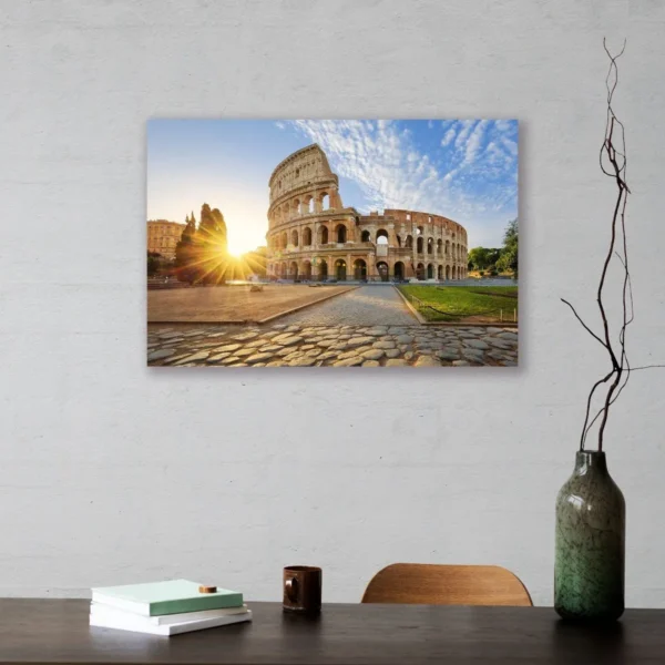 Cuadro Decorativo Moderno Coliseo Romano Para Sala O Oficina - Imagen 3