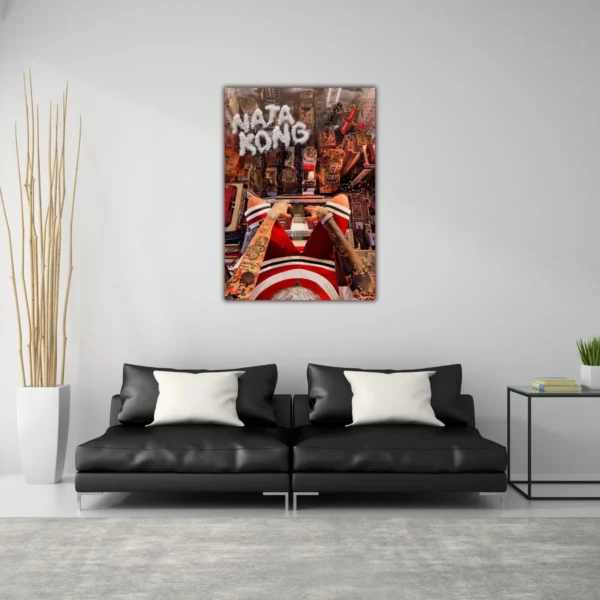 Cuadro Decorativo Natanael Cano Nata Kong Para Recamara - Imagen 2