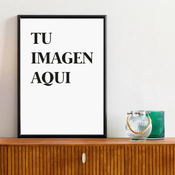 Cuadro Decorativo Personalizado Con Marco Y Laminado Mate - Imagen 2