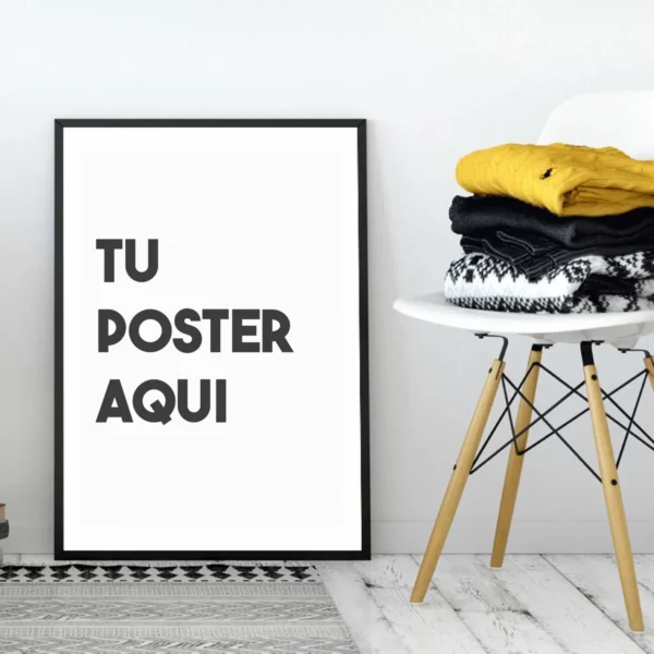 Cuadro Decorativo Personalizado Con Marco Y Laminado Mate