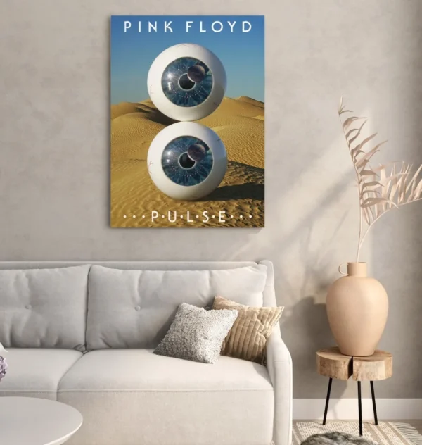 Cuadro Decorativo Portada De Disco Pulse Pink Floyd En Canva - Imagen 4