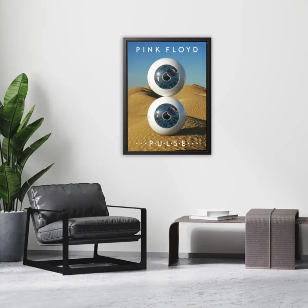 Cuadro Decorativo Portada De Disco Pulse Pink Floyd En Canva - Imagen 3