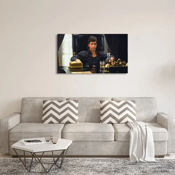 Cuadro Decorativo Tony Montana Scarface Arte Cine Canvas - Imagen 3