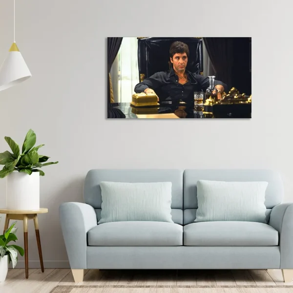 Cuadro Decorativo Tony Montana Scarface Arte Cine Canvas - Imagen 4