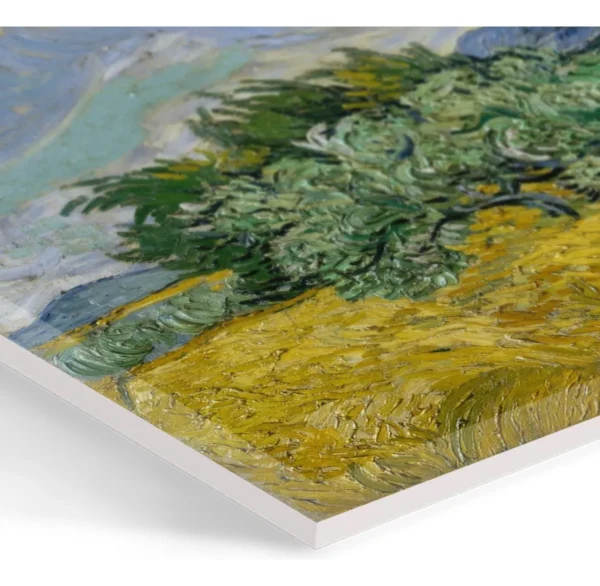 Cuadro Elegante Acrilico Van Gogh Campo Trigo Con Cipreses - Imagen 4