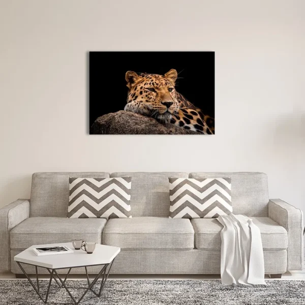 Cuadro Elegante Decorativo Moderno Fotografia Leopardo - Imagen 2