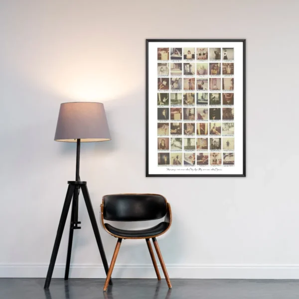 Cuadro Enmarcado Taylor Swift 1989 Polaroids Con Vidrio - Imagen 3