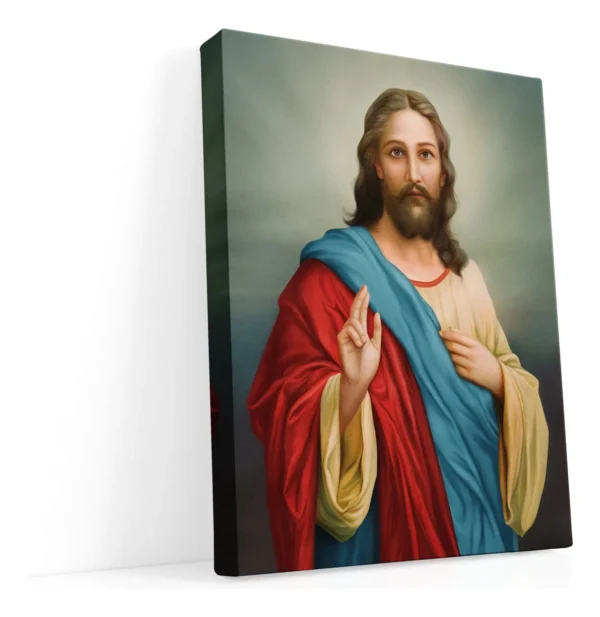 Cuadro Jesucristo Retrato Religioso En Lienzo Canvas
