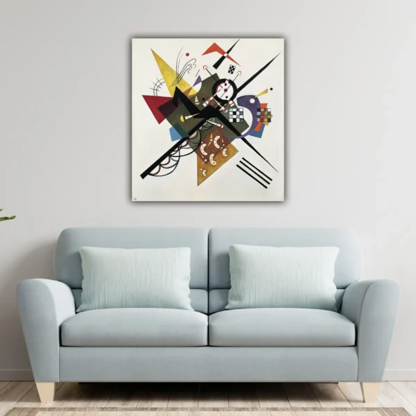 Cuadro Kandinsky Abstracto Para Oficina O Sala - Imagen 4