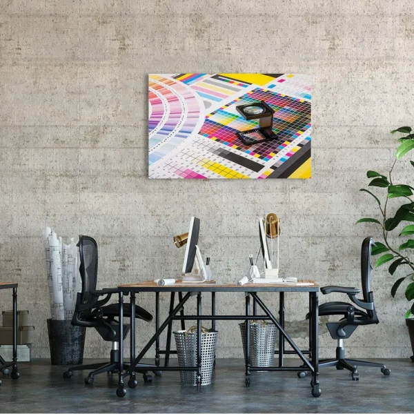 Cuadro Para Oficina De Diseño En Lienzo Canvas - Imagen 2