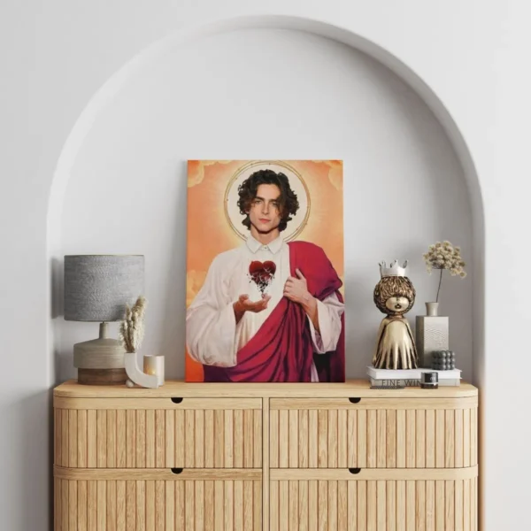 Cuadro Timothée Chalamet En Santo Canvas Grueso Para Pared - Imagen 2