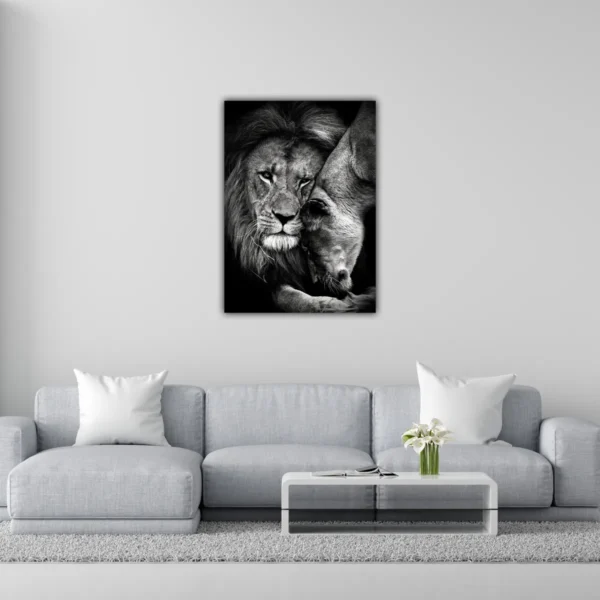 Cuadro Decorativo Familia Leones Varios Modelos A Elegir - Imagen 2