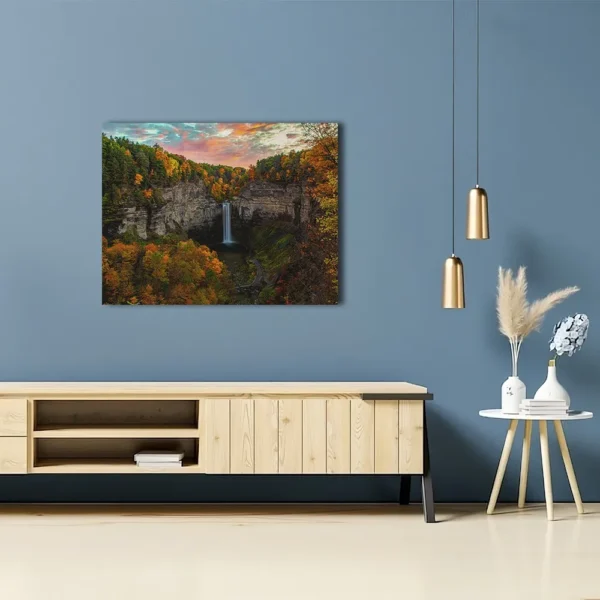 Cuadros Decorativos Paisajes Cascadas Montañas En Lienzo - Imagen 4