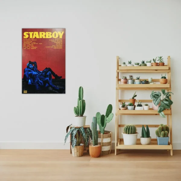Cuadros Decorativos The Weekend En Lienzo Canvas Starboy - Imagen 4
