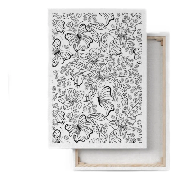 Cuadros Para Pintar Mariposas Mandalas En Lienzo Canvas
