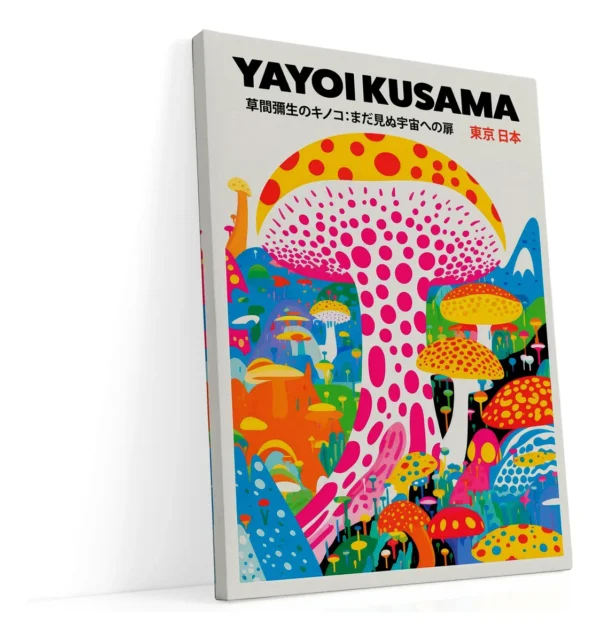 Cuadros Yayoi Kusama Arte Abstracto Moderno Japones