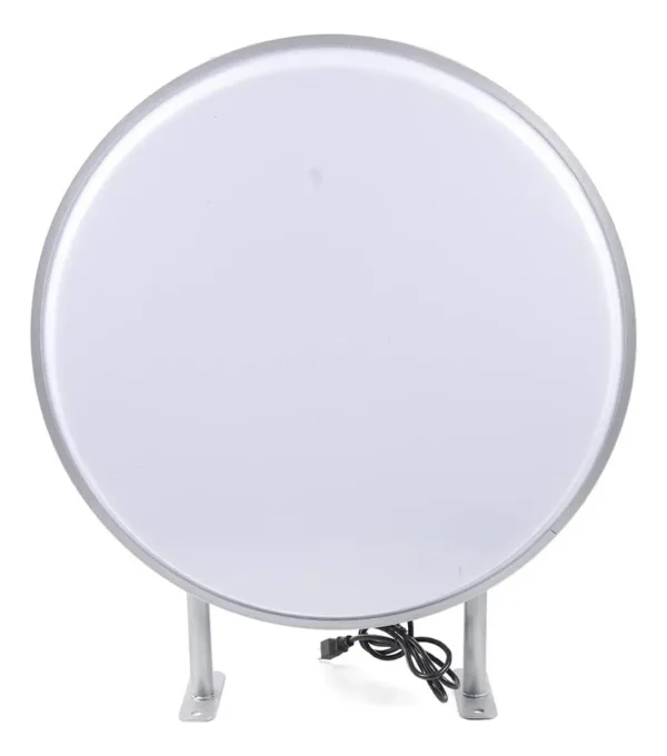 Anuncio Circular 60cm Doble Vista Sin Publicidad Luminoso