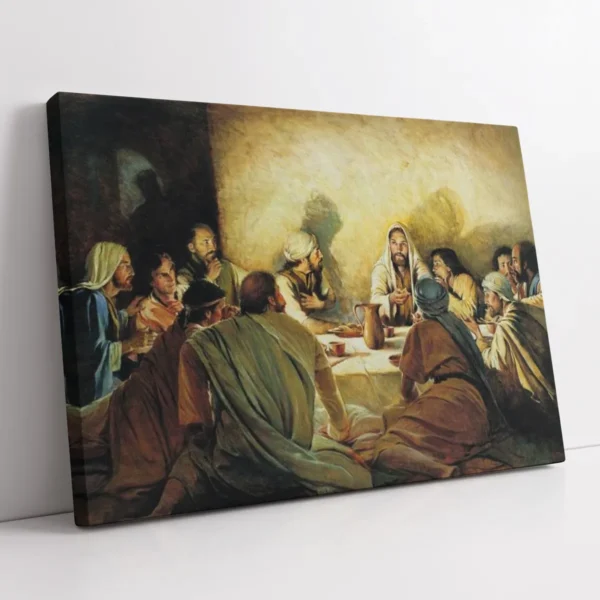 Cuadros Arte Religioso Última Cena Lienzo Canvas Estilo Oleo