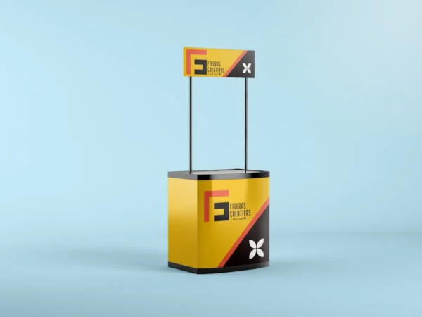 Demo Stand Modulo Publicitario Personalizado Con Mochila Pvc - Imagen 2