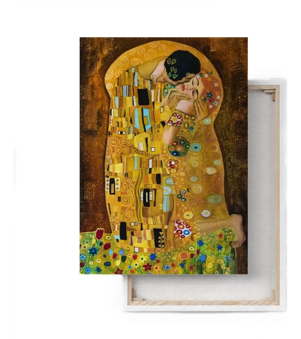 El Beso Gustav Klimt Lienzo Canvas Cuadro Decorativo Premium