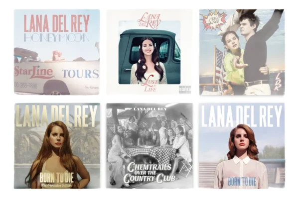 Lana Del Rey Set Cuadros Decoraivo Pvc Album Varios Modelos