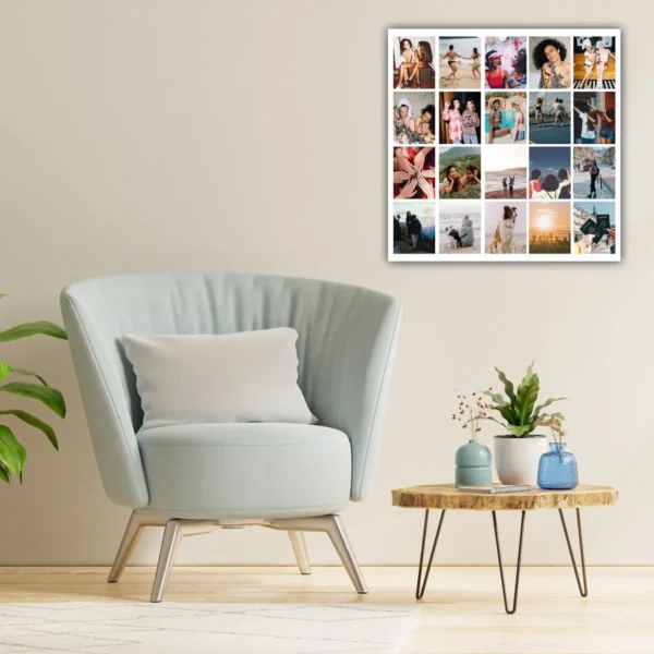 Lienzo Collage Cuadro Novios Personalizado Para Regalo - Imagen 3