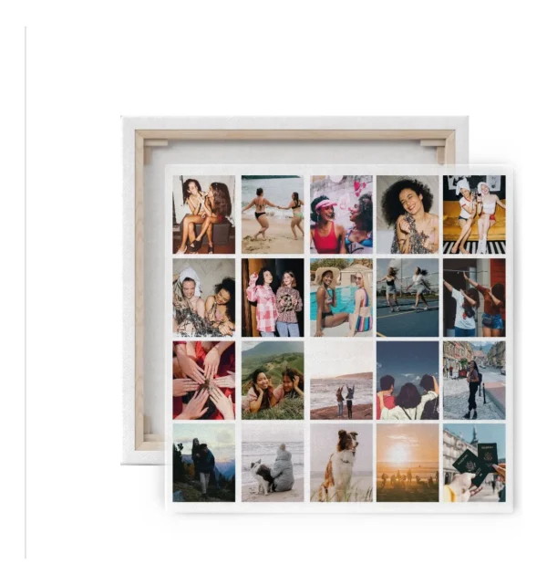 Lienzo Collage Cuadro Novios Personalizado Para Regalo
