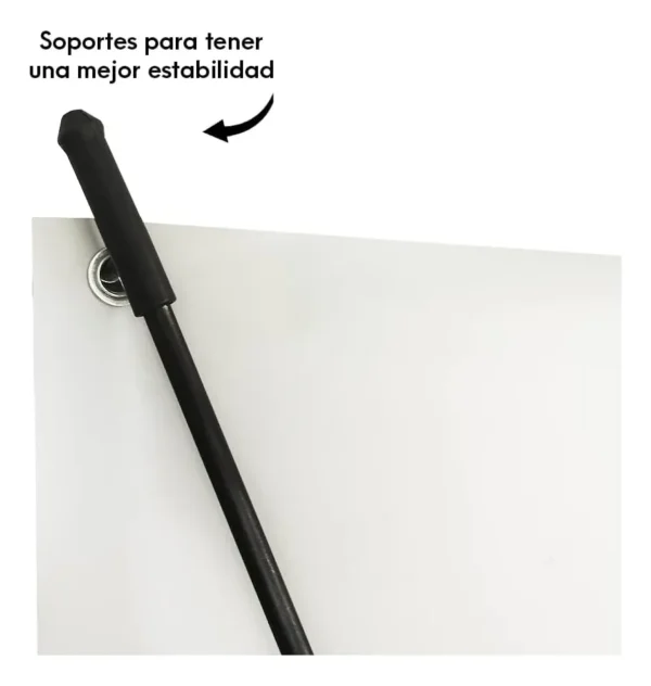 Porta Banner Display Reforzado Aluminio Para Interiores - Imagen 2